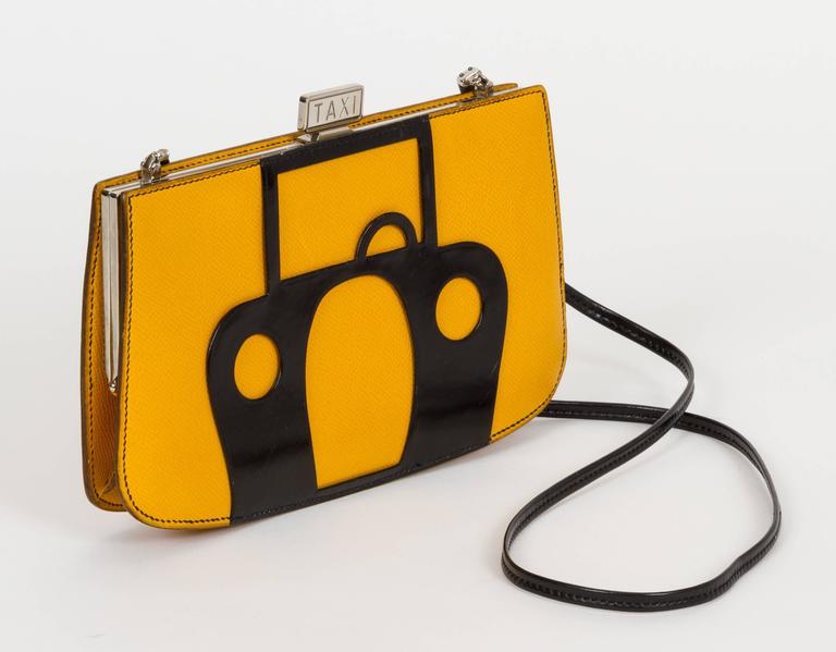 Hermes Sac Malice Taxi Handbag Travel Bag