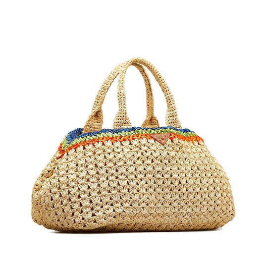 Prada Straw Tote Bag
