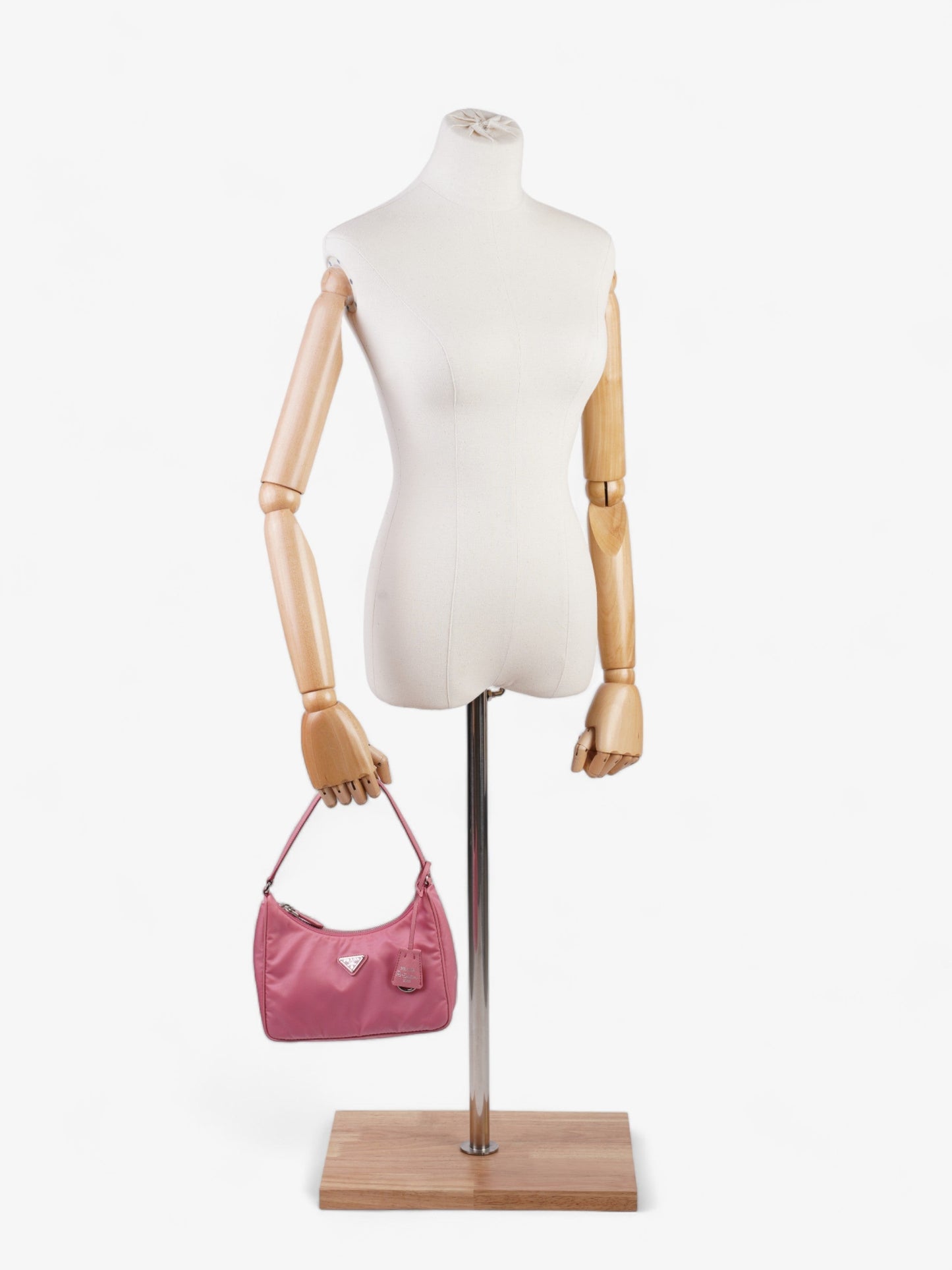 Prada Re Edition Re Shoulder Bag Nylon Pink 2