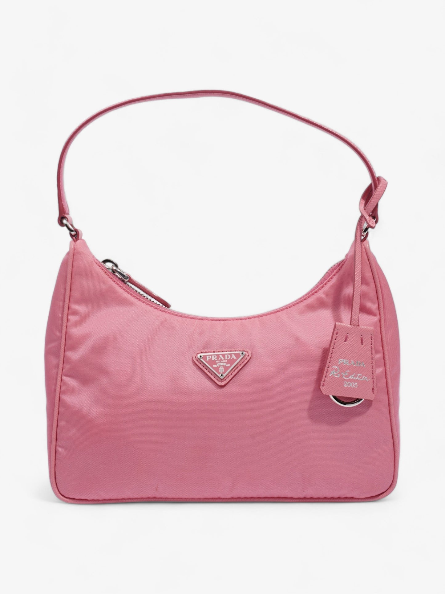 Prada Re Edition Re Shoulder Bag Nylon Pink 2