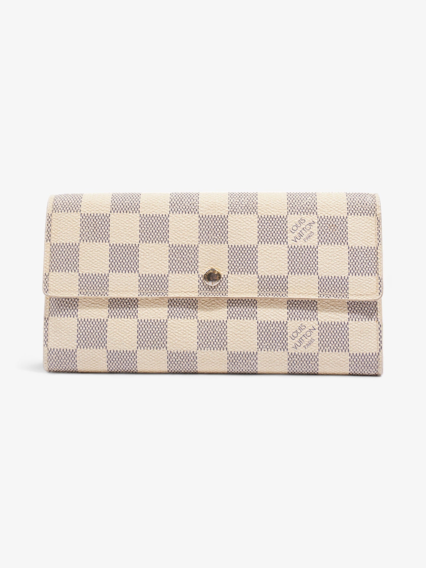 Louis Vuitton Sarah Azur Coated Canvas Damier Wallet Case Canvas 1