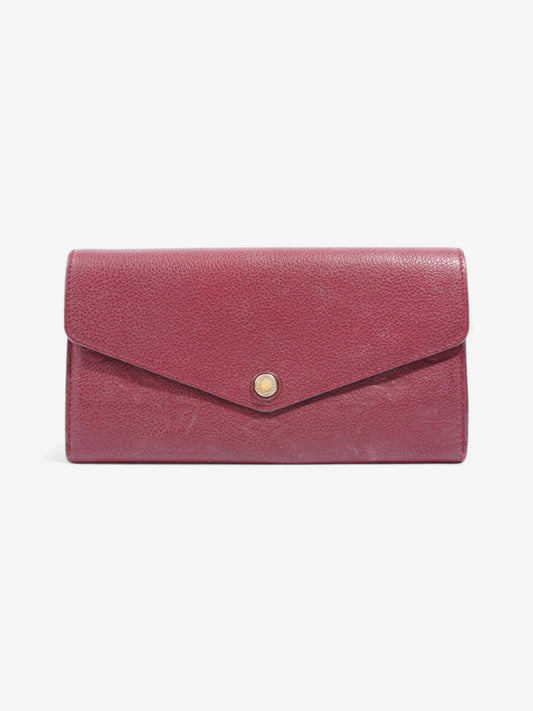 Louis Vuitton Sarah Raisin Leather Empreinte Wallet Case