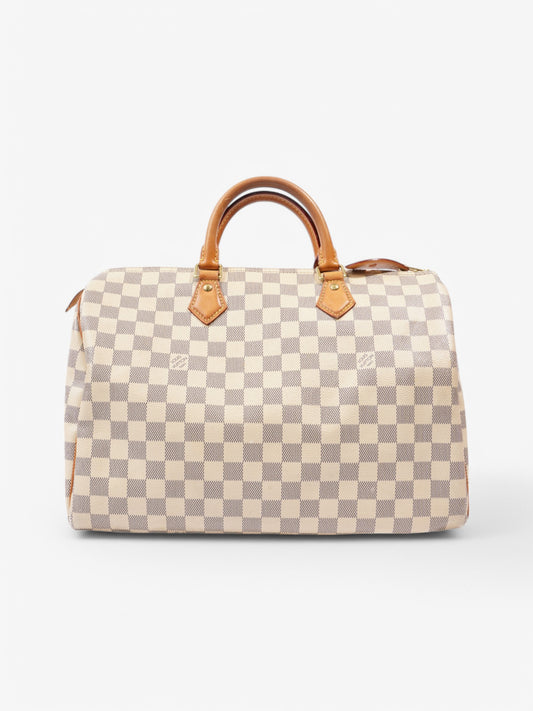 Louis Vuitton Speedy Azur Coated 35 Canvas Coated Canvas Damier Apparel Canvas 41