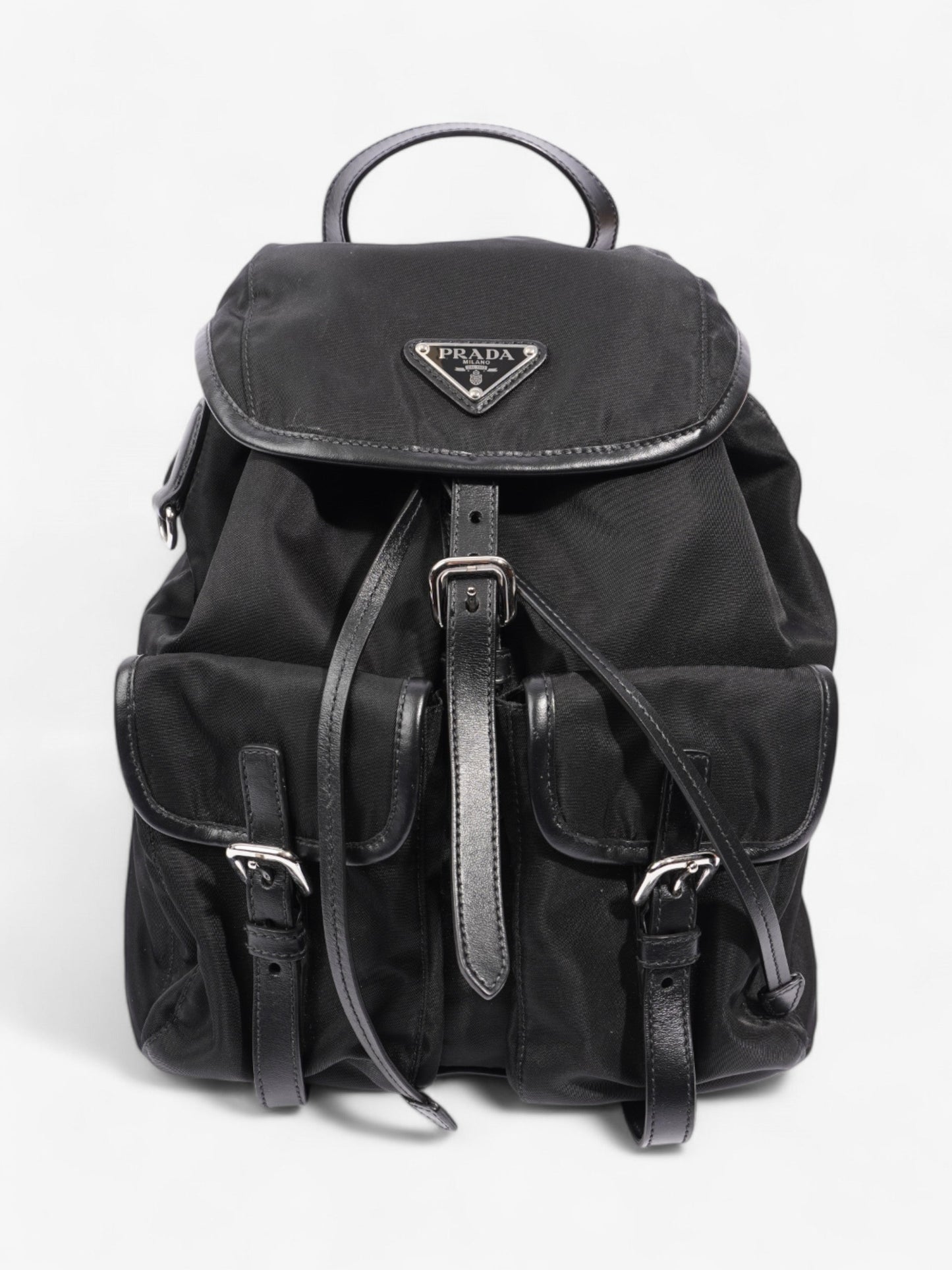 Prada Backpack Nylon Black Backpack Black Nylon