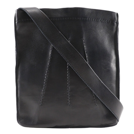 Hermes Shoulder Bag Calfskin Toudu Black