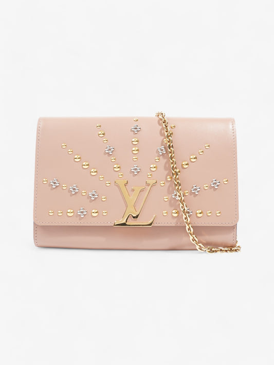Louis Vuitton Studded Louise Nude Mixed GM Leather Handbag