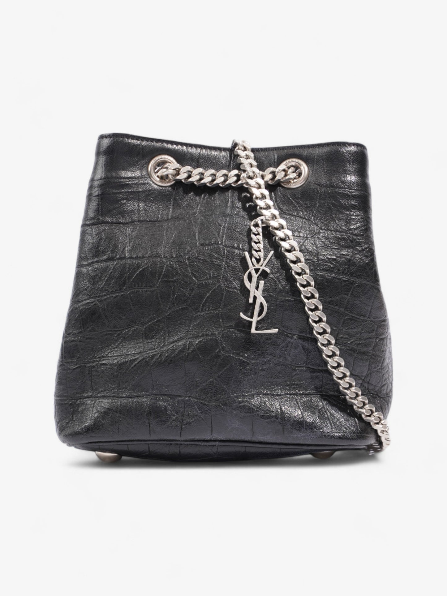YSL Saint Laurent Emmanuelle Crossbody Bag Leather Black Baby