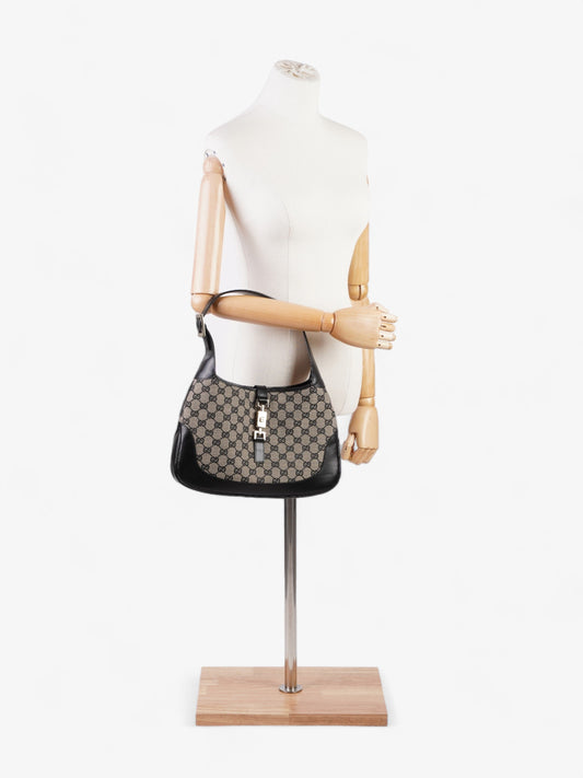 Gucci Jackie And Supreme Shoulder Bag Canvas Black