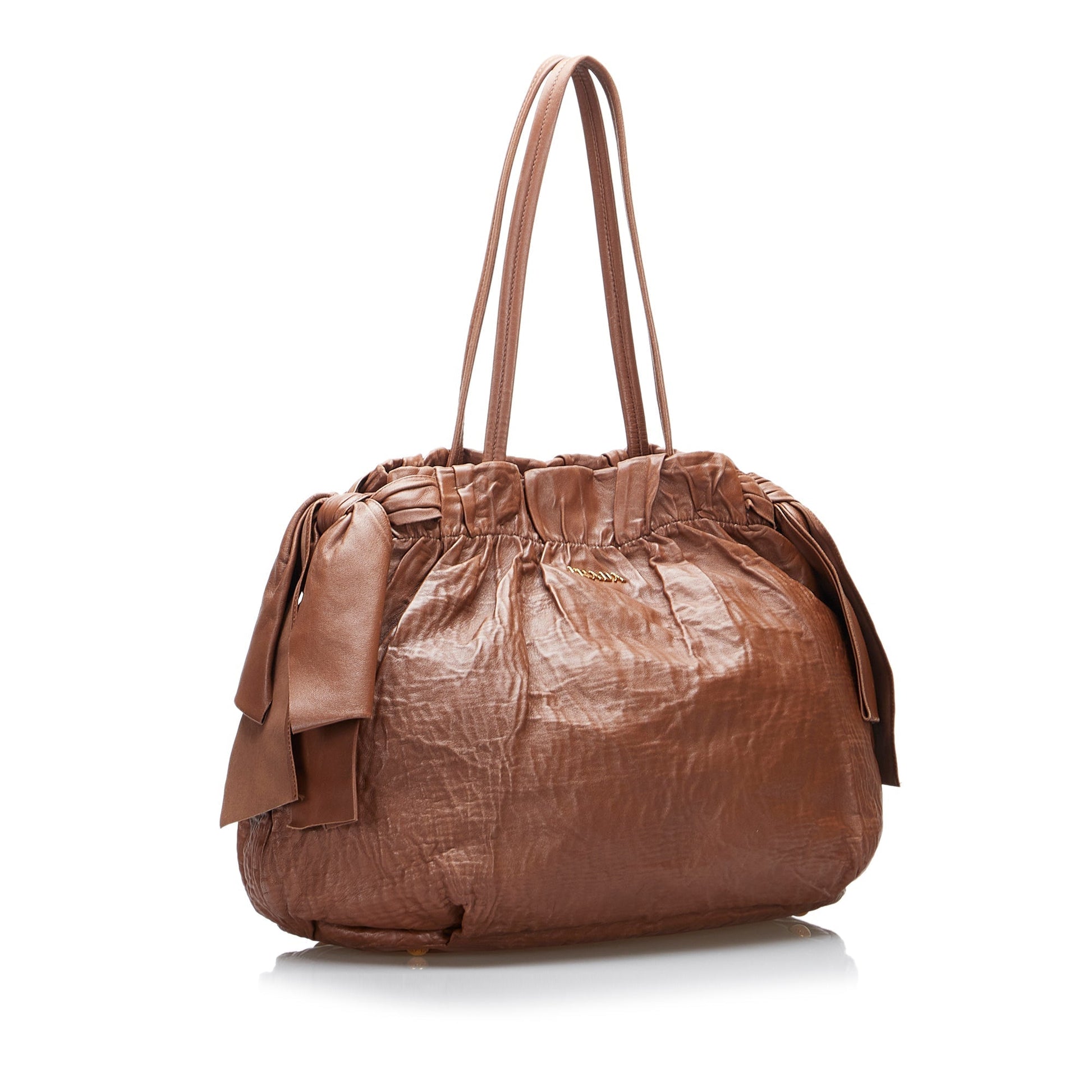 Prada Bow Nappa Bag Travel Bag