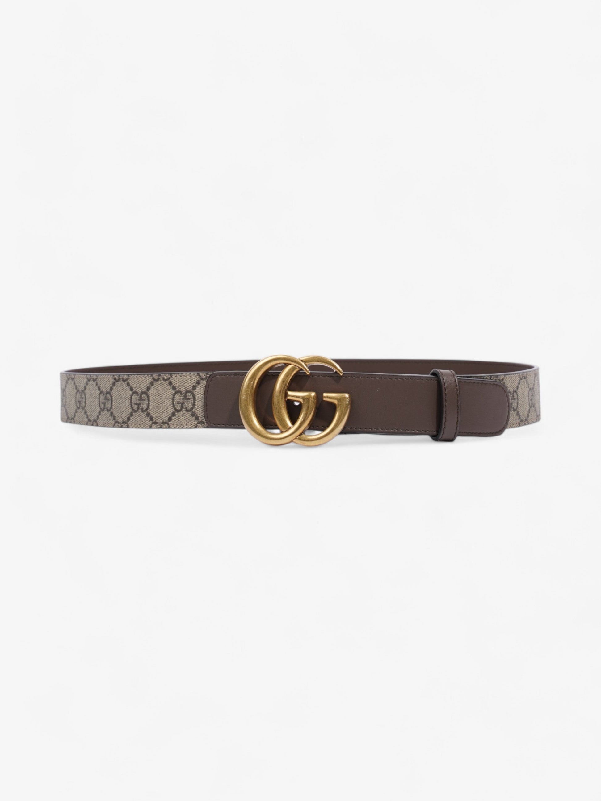 Gucci Marmont Belt Supreme Handbag Canvas Brown Accessory