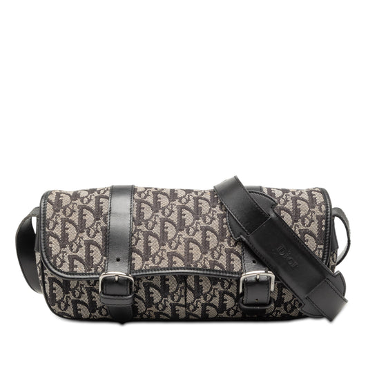 Dior Handbag issimo Trotter Crossbody 2 Canvas Black Crossbody Bag