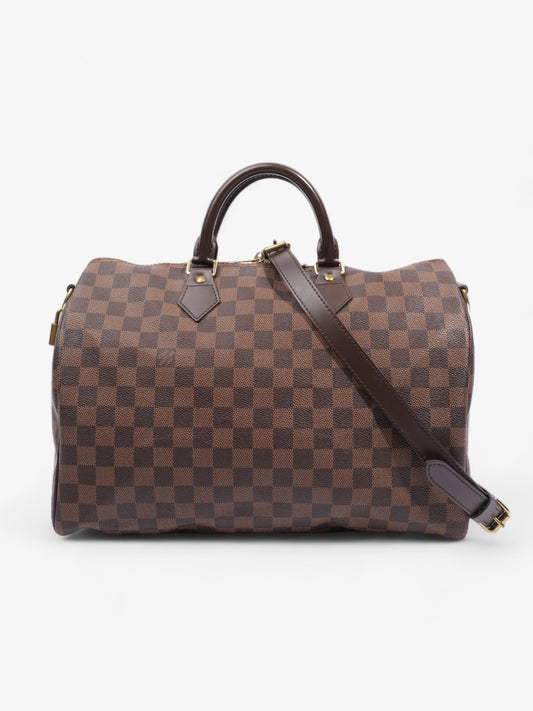 Louis Vuitton Speedy Bandouliere Ebene Coated 35 Canvas Coated Canvas Damier Apparel