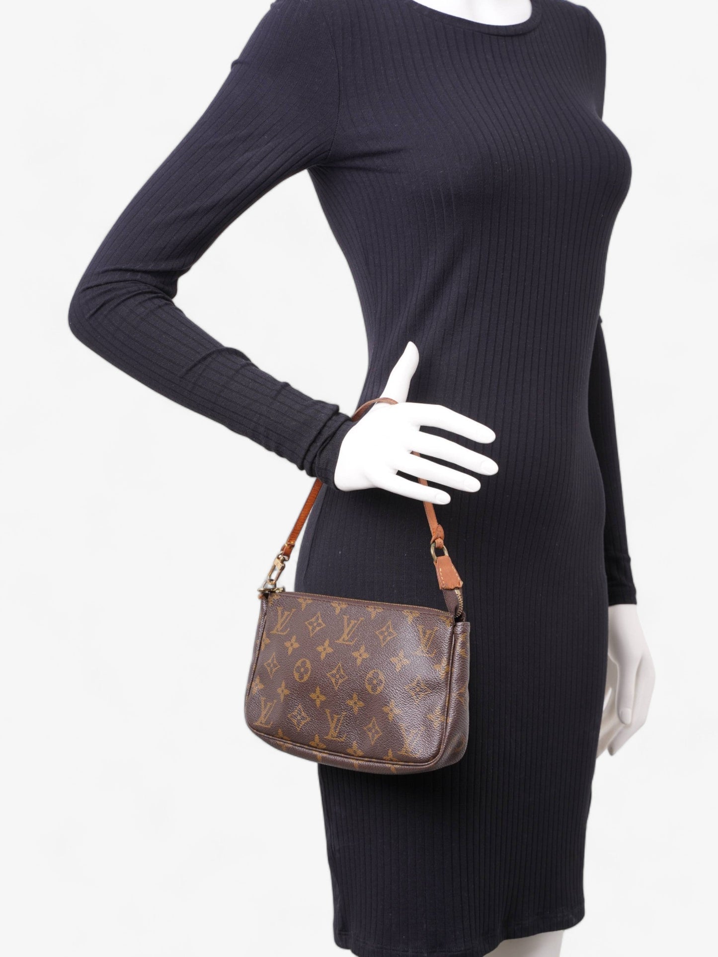 Louis Vuitton Pochette Accessoires Coated Monogram Canvas Coated Canvas Apparel Canvas 9