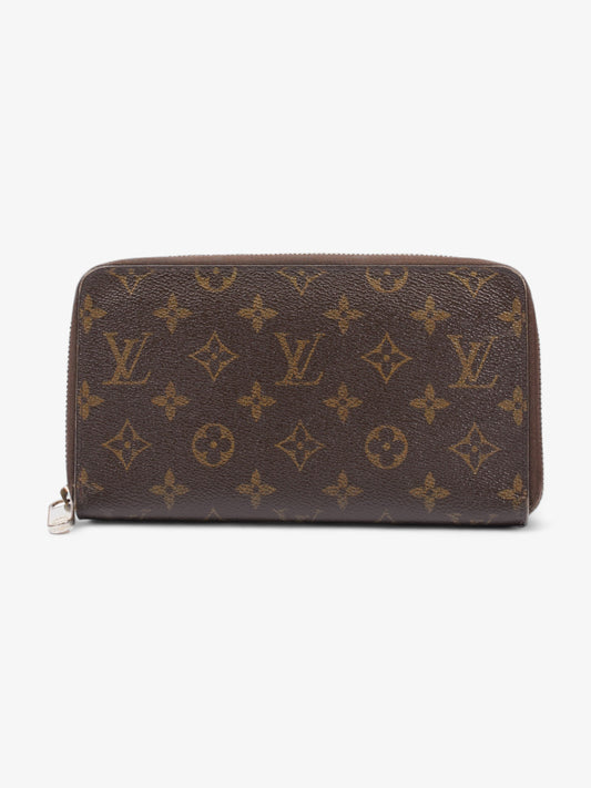 Louis Vuitton Zippy Organiser Coated Monogram Canvas Coated Canvas Wallet Case