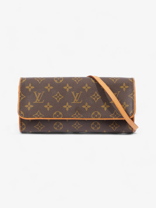 Louis Vuitton Twin Pochette Coated Monogram GM Canvas Coated Canvas Apparel Gm 9