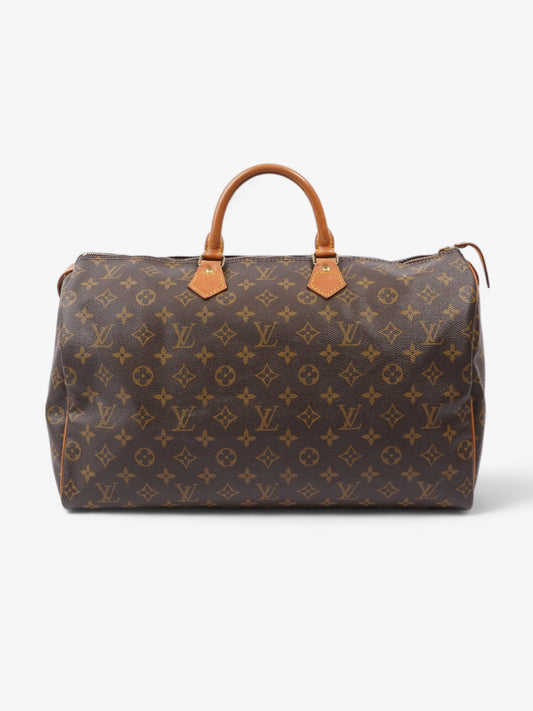 Louis Vuitton Speedy 40 Coated Monogram Canvas Coated Canvas Apparel