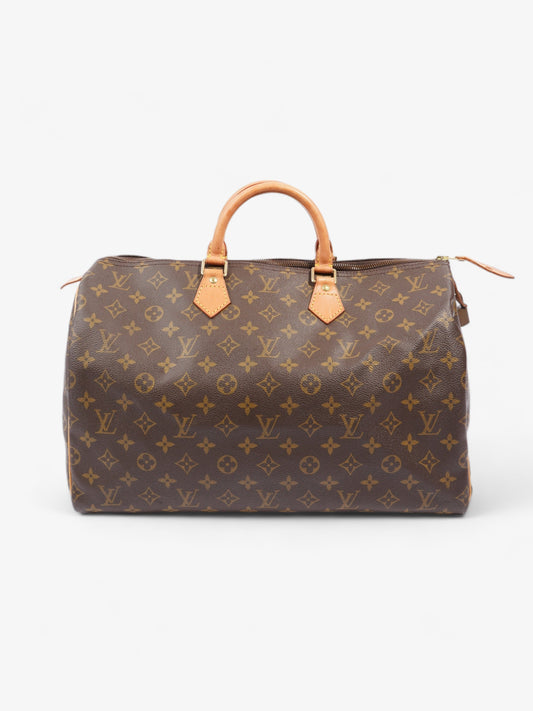 Louis Vuitton Speedy Coated 40 Monogram Canvas Coated Canvas Apparel Canvas 95