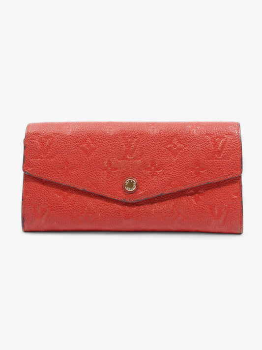 Louis Vuitton Portefeuille Curie Jaipur Leather Empreinte Wallet Case