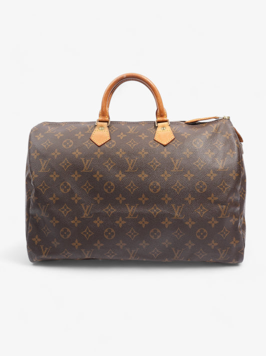 Louis Vuitton Speedy Coated 40 Monogram Canvas Coated Canvas Apparel Canvas 90