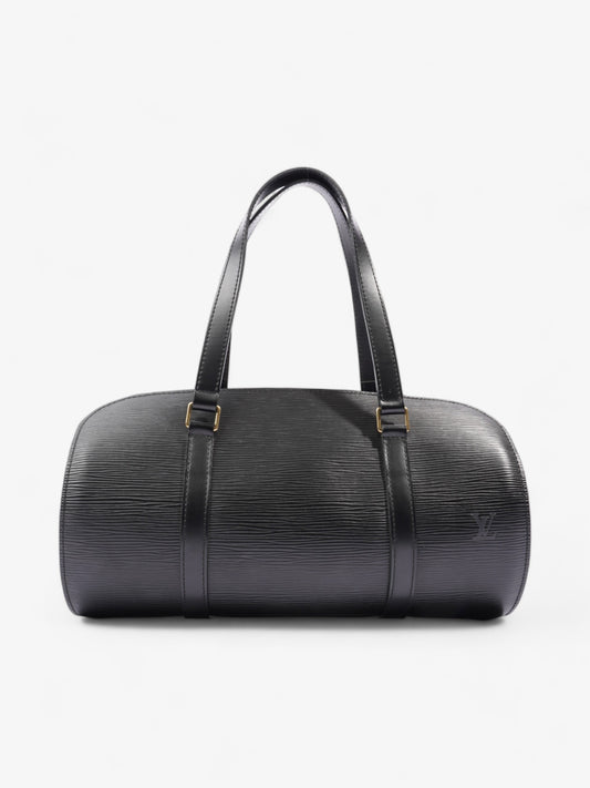 Louis Vuitton Soufflot Black Leather Epi Handbag Epi Leather