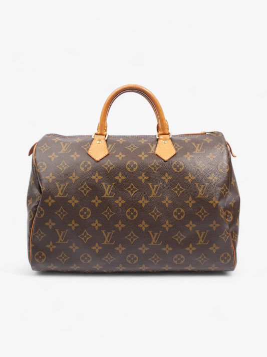 Louis Vuitton Speedy Coated 35 Monogram Canvas Coated Canvas Apparel Canvas 46