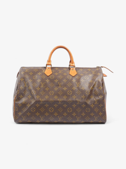 Louis Vuitton Speedy Coated 40 Monogram Canvas Coated Canvas Apparel Canvas 40