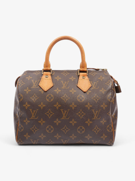 Louis Vuitton Speedy Coated 25 Monogram Canvas Coated Canvas Apparel Canvas 27