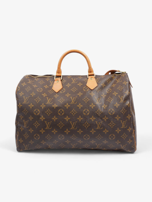 Louis Vuitton Speedy Coated 40 Monogram Canvas Coated Canvas Apparel Canvas 62