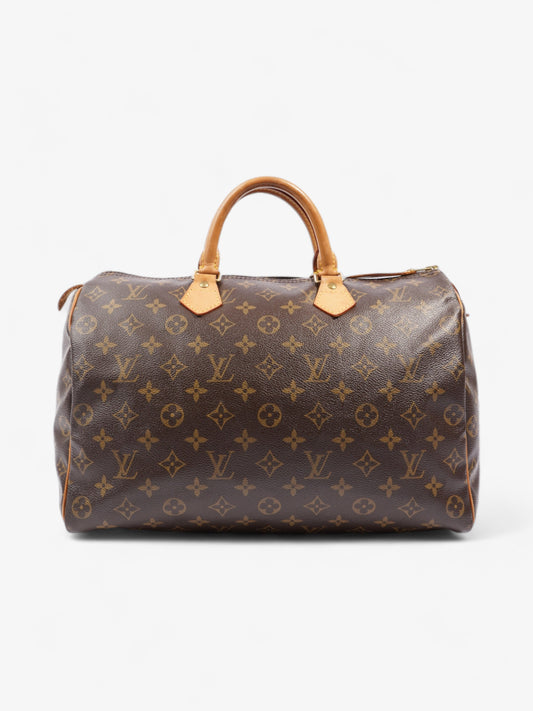 Louis Vuitton Speedy Coated 35 Monogram Canvas Coated Canvas Apparel Canvas 52