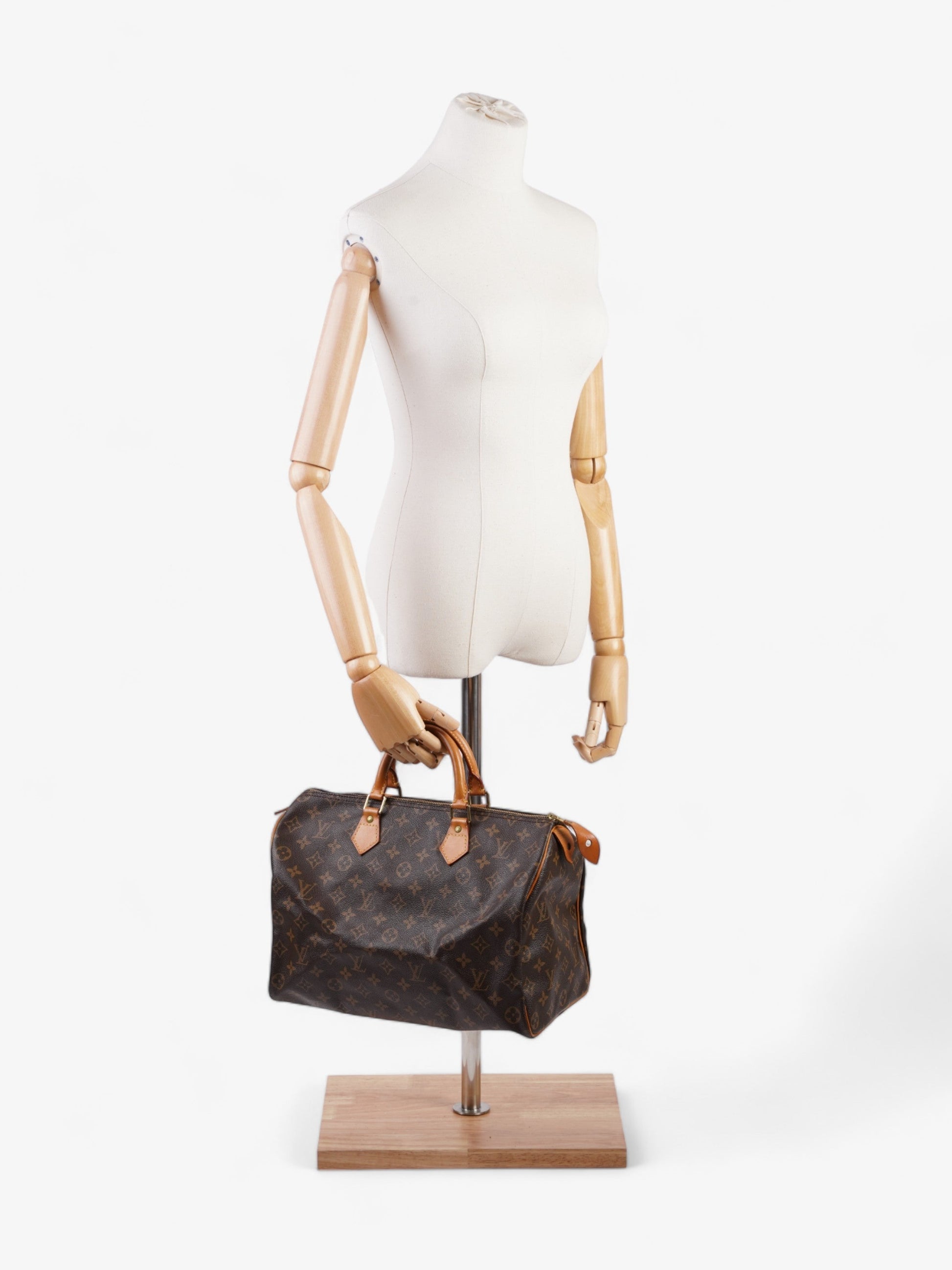 Louis Vuitton Speedy Coated 35 Monogram Canvas Coated Canvas Apparel Canvas 59