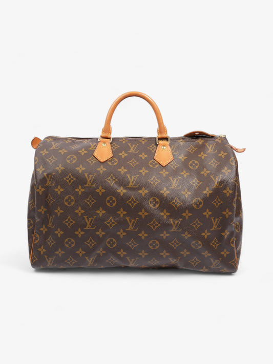 Louis Vuitton Speedy Coated 40 Monogram Canvas Coated Canvas Apparel Canvas 76