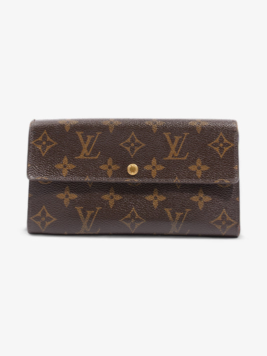Louis Vuitton Sarah Coated Monogram Canvas Coated Canvas Wallet Case Canvas 1