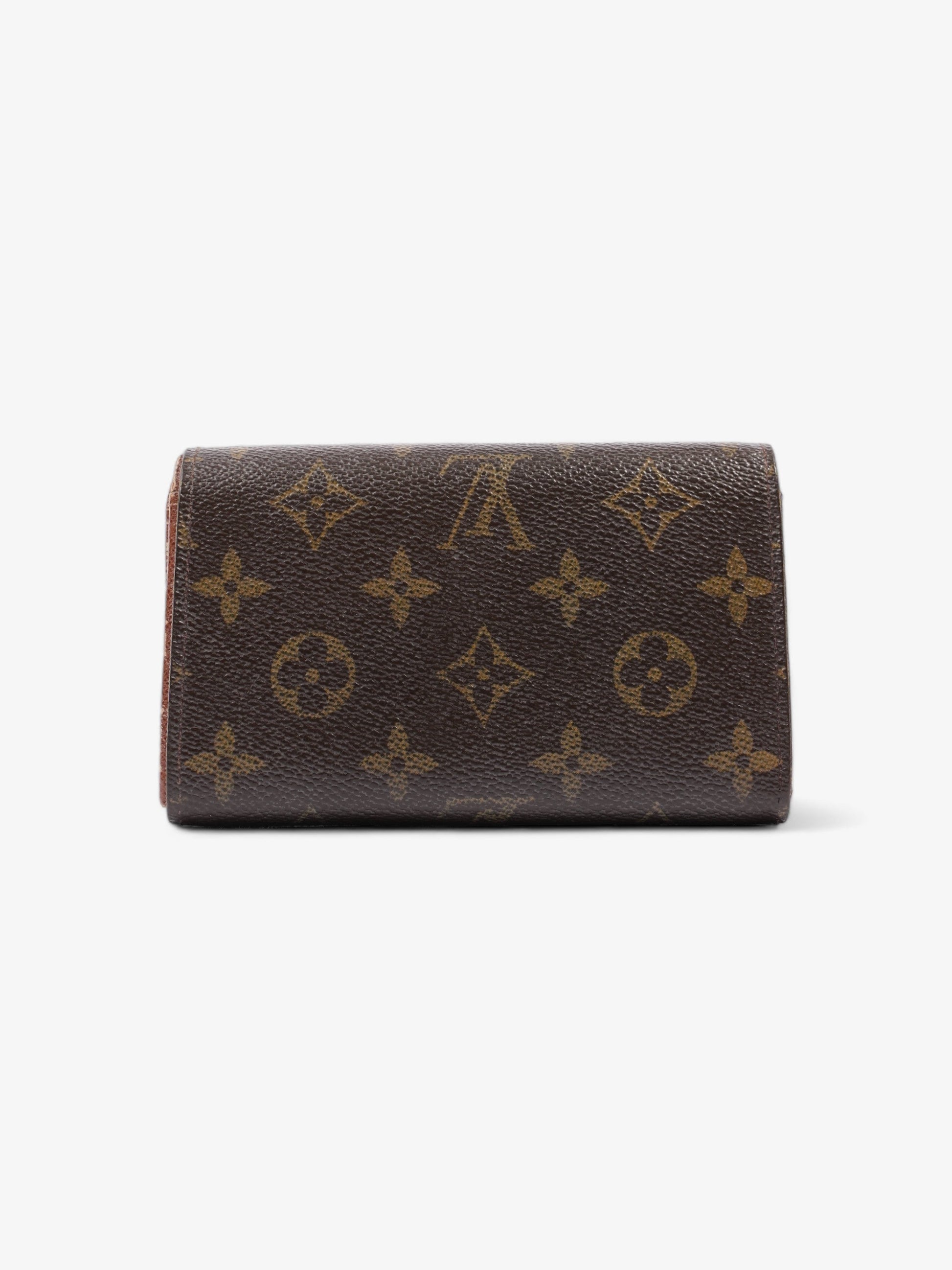 Louis Vuitton Portefeuil-Trésor Compact Coated Monogram Canvas Coated Canvas Wallet Case