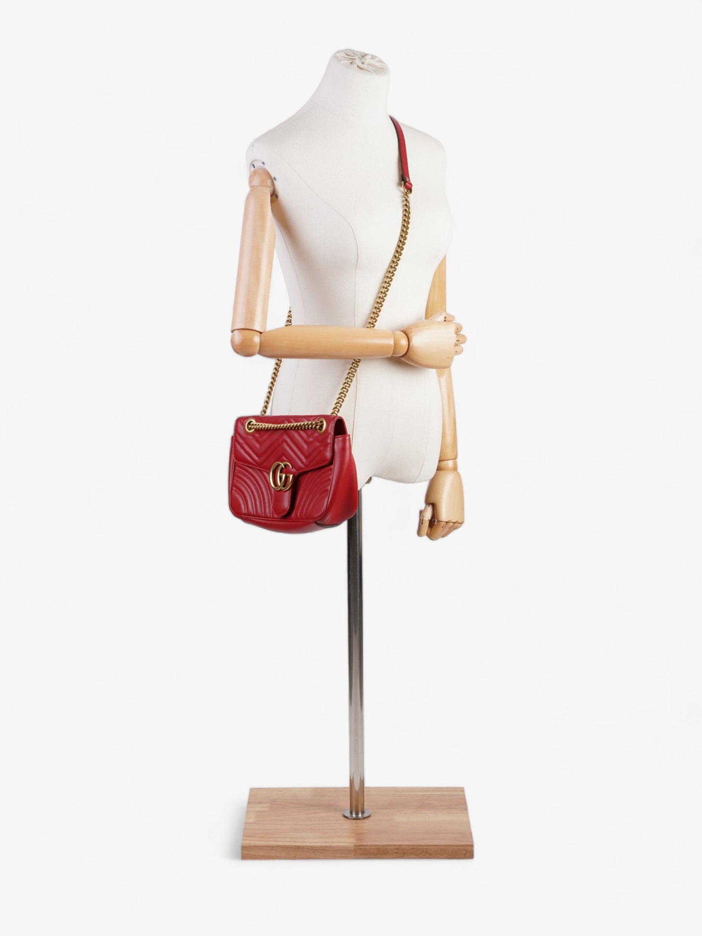 Gucci Marmont Flap Small Shoulder Bag Leather Matelasse Small 1