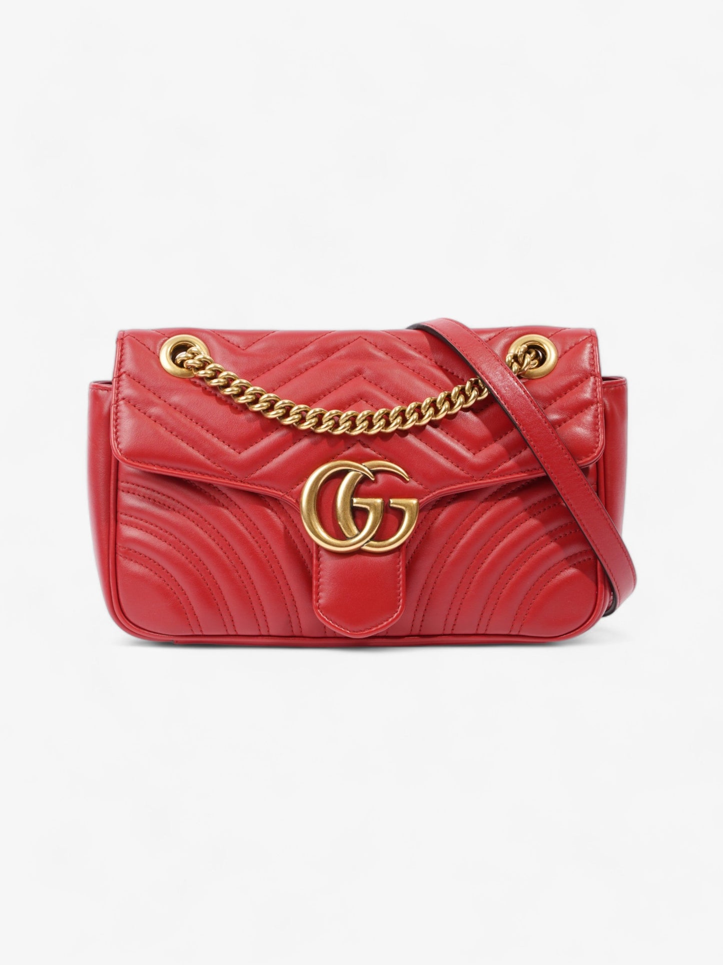 Gucci Marmont Flap Small Shoulder Bag Leather Matelasse Small 1