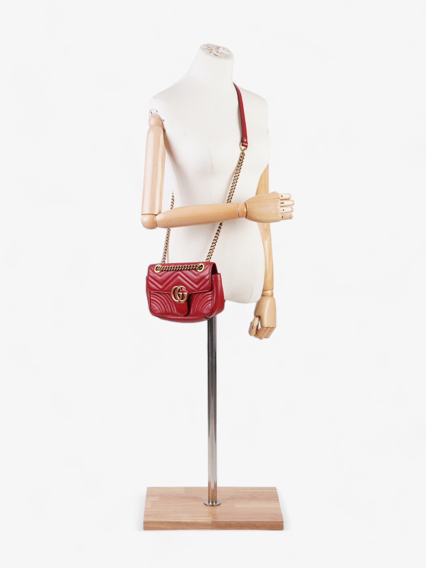 Gucci Marmont Flap Small Shoulder Bag Leather Matelasse Small 2