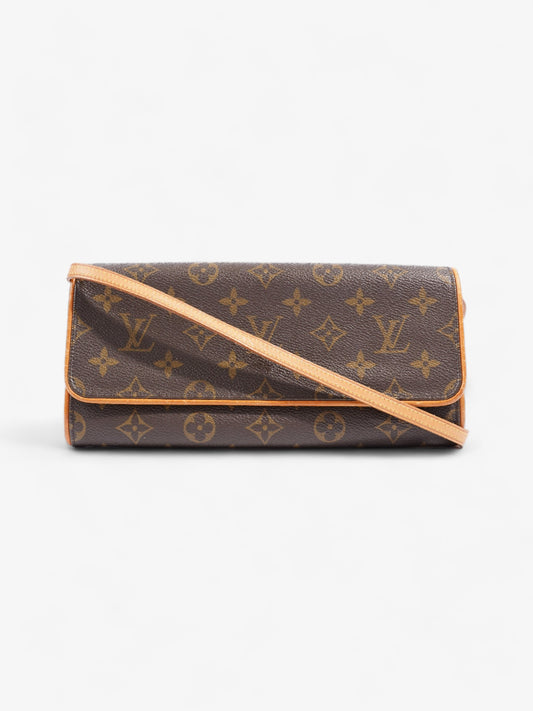 Louis Vuitton Twin Pochette Coated Monogram GM Canvas Coated Canvas Apparel Gm 2