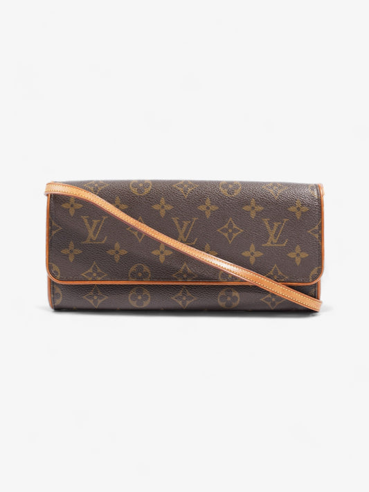 Louis Vuitton Twin Pochette Coated Monogram GM Canvas Coated Canvas Apparel Gm 1