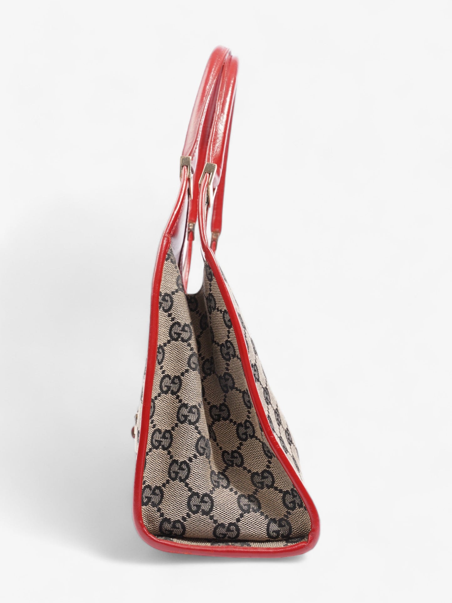 Gucci Jackie Supreme Shoulder Bag Canvas Red