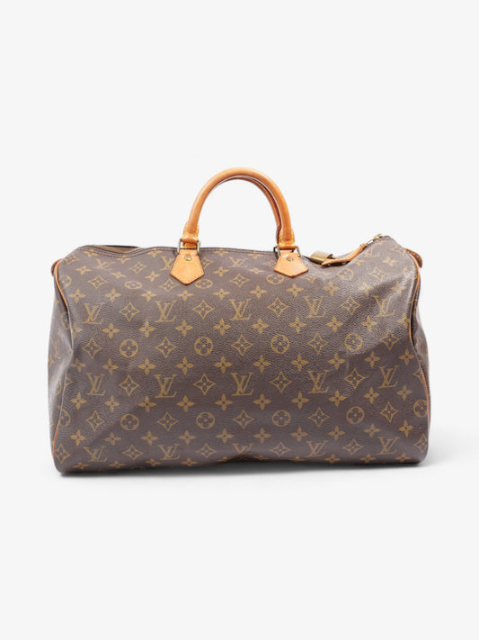 Louis Vuitton Speedy Coated 40 Monogram Canvas Coated Canvas Apparel Canvas 110