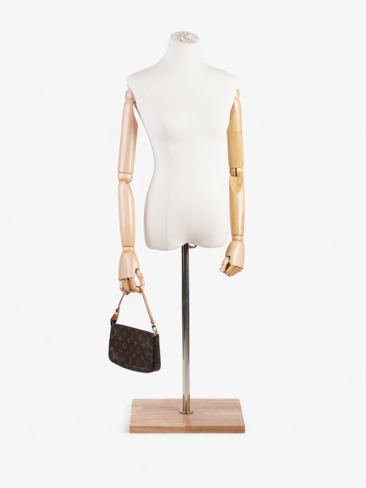 Louis Vuitton Pochette Accessoires Coated Monogram Canvas Coated Canvas Apparel Canvas 22