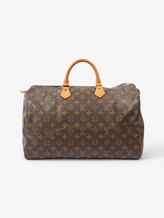 Louis Vuitton Speedy Coated 40 Monogram Canvas Coated Canvas Apparel 24