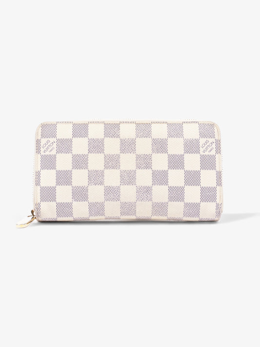 Louis Vuitton Zippy Azur Coated Damier Canvas Coated Canvas Wallet Case