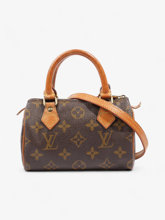 Louis Vuitton Speedy Coated Nano Monogram Canvas Coated Canvas Apparel Canvas Nano