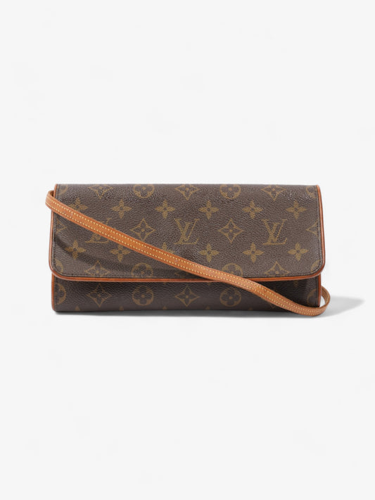 Louis Vuitton Twin Pochette Coated Monogram GM Canvas Coated Canvas Apparel Gm 5