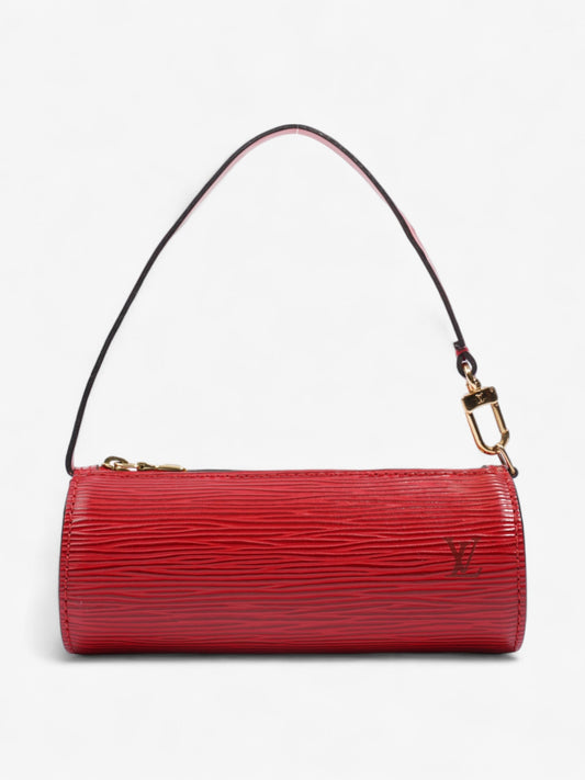 Louis Vuitton Soufflot Red Leather Epi Mini Bag