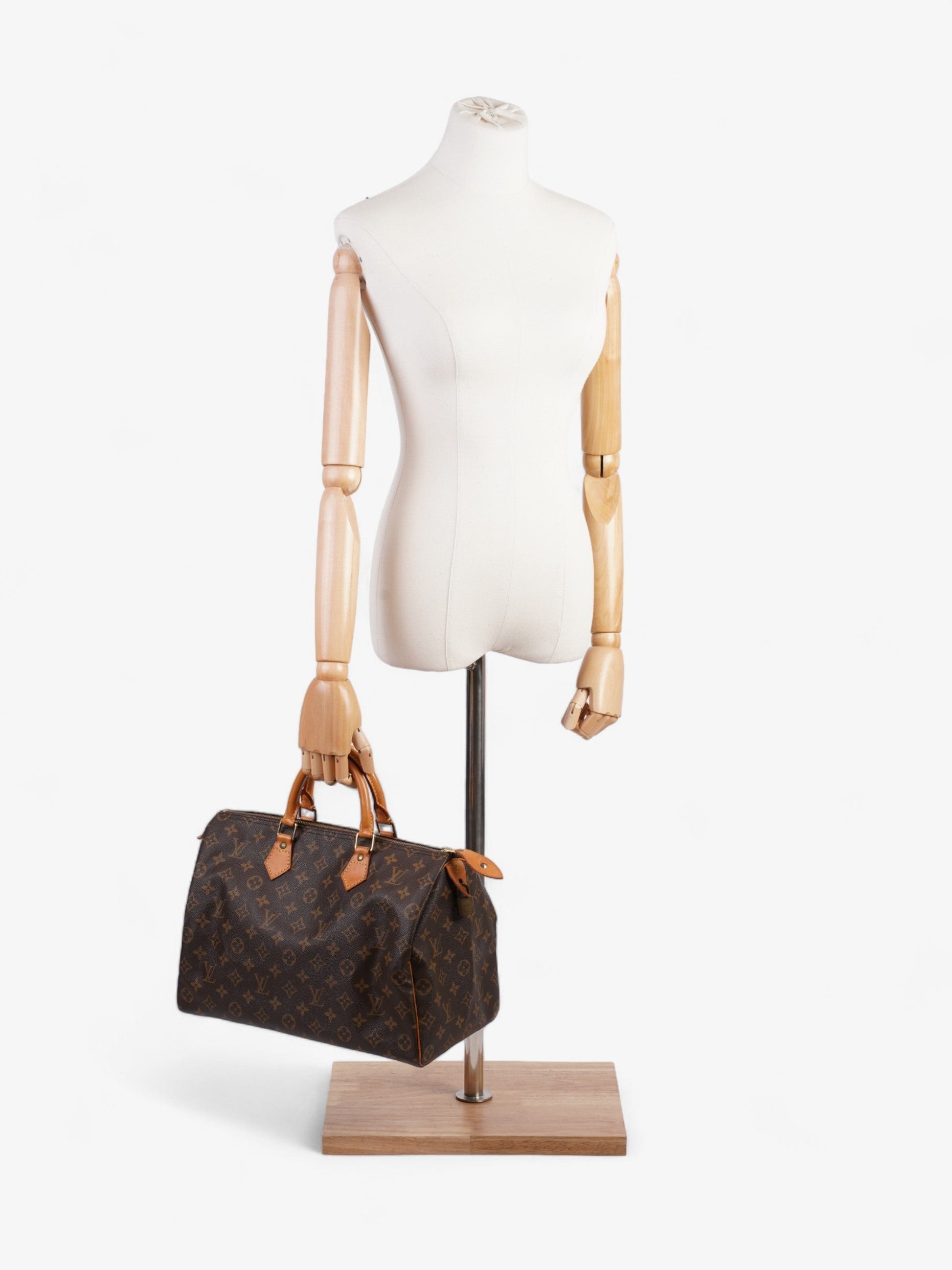Louis Vuitton Speedy Coated 35 Monogram Canvas Coated Canvas Apparel Canvas 122