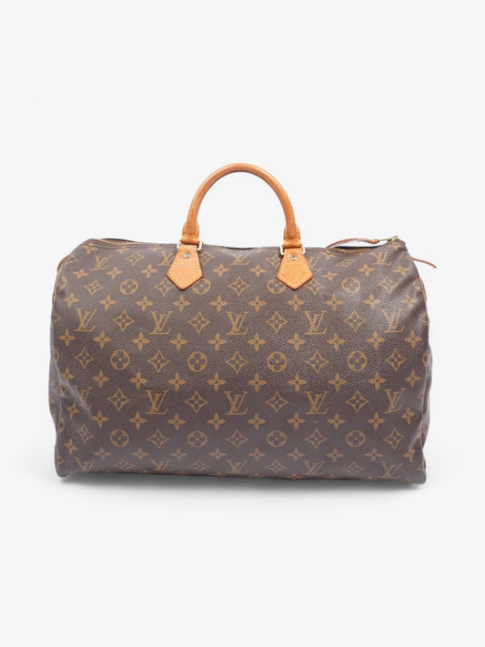 Louis Vuitton Speedy Coated 40 Monogram Canvas Coated Canvas Apparel Canvas 97