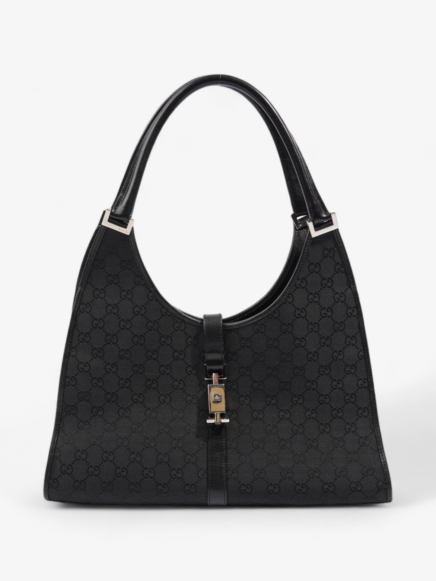 Gucci Jackie Shoulder Bag Canvas Black