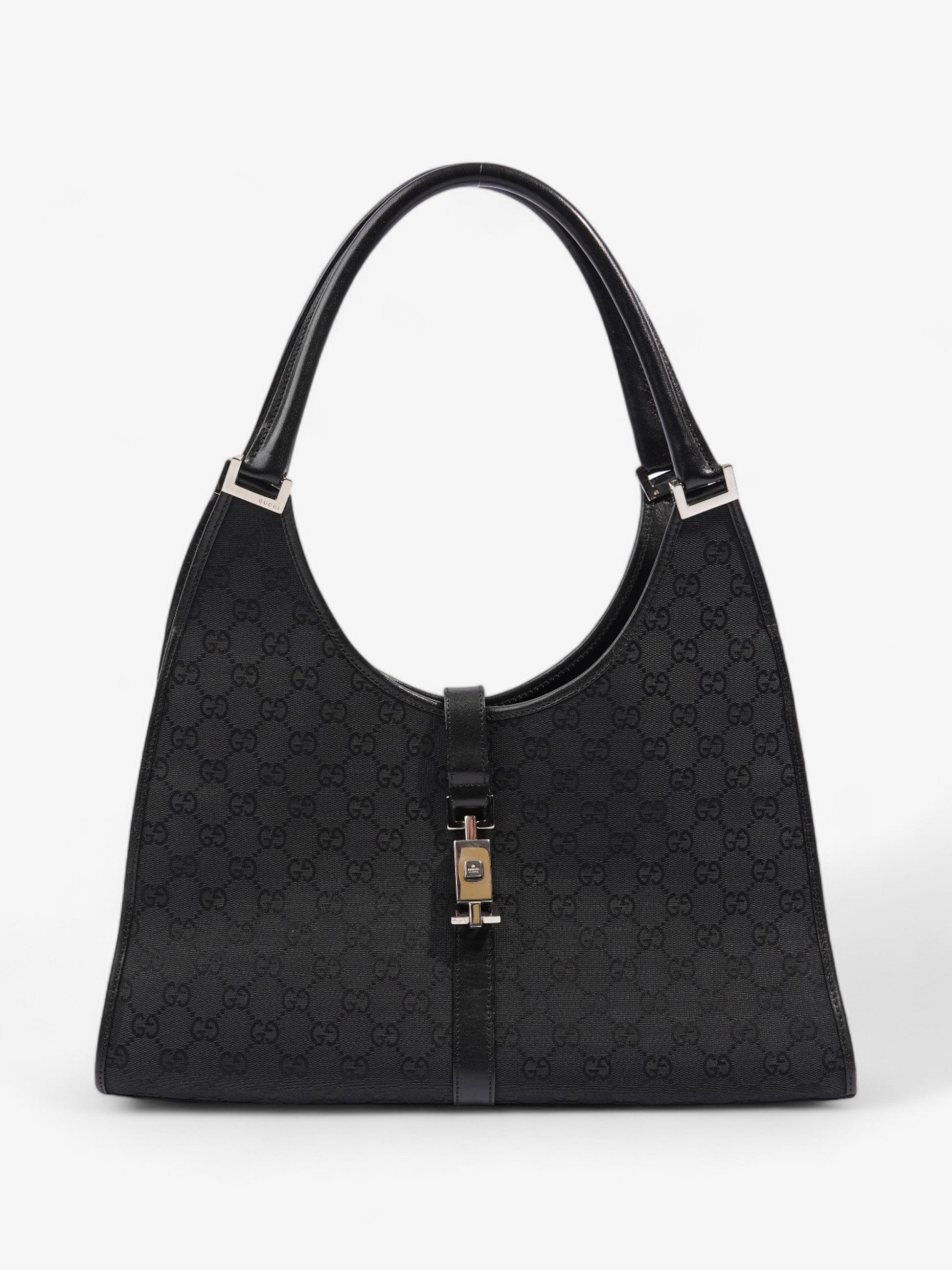 Gucci Jackie Shoulder Bag Canvas Black
